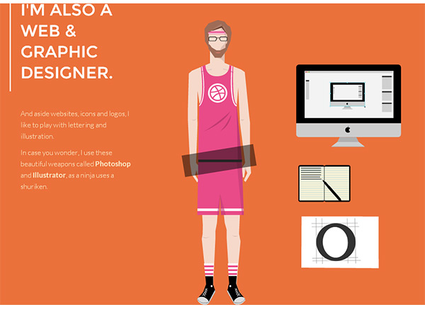 Sam Markiewicz in 35 Examples of Vector Illustrations in Web Design