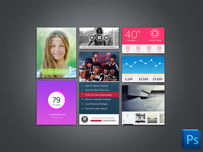 Ui Kit (PSD) by Dámaso Benítez in 27 Fresh UI Kits for October 2013