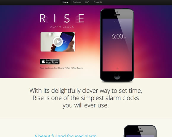 21 Beautiful iPhone App Websites