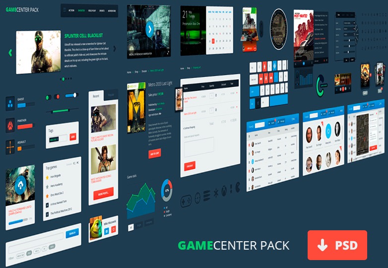 Gamecenter Pack Interface