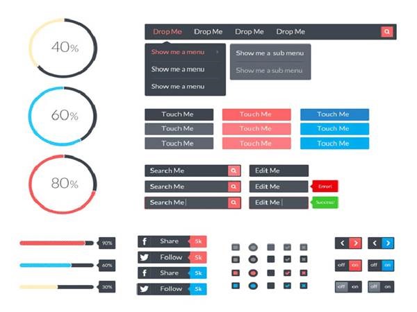 八月设计资源来了！30个精致有范的UI KIT免费下载！