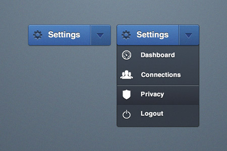 Beautiful Free Dropdown PSD Designs