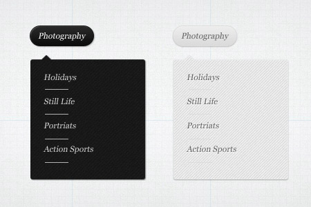 Beautiful Free Dropdown PSD Designs