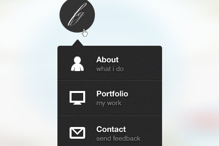 Beautiful Free Dropdown PSD Designs