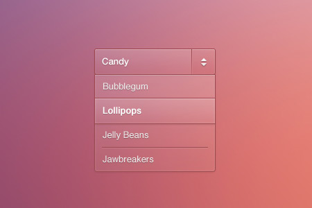 Beautiful Free Dropdown PSD Designs