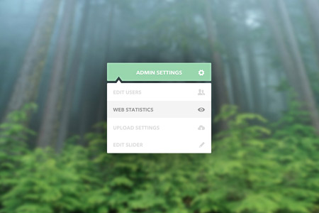 Beautiful Free Dropdown PSD Designs