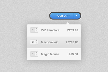 Beautiful Free Dropdown PSD Designs