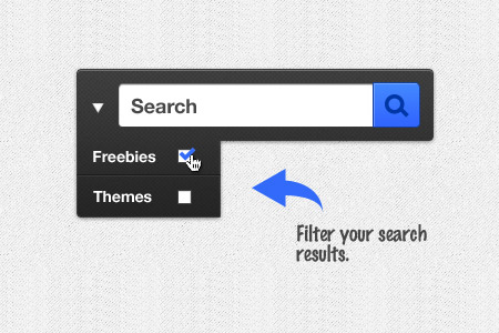 Beautiful Free Dropdown PSD Designs