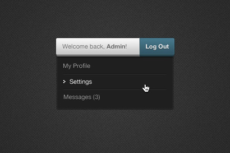 Beautiful Free Dropdown PSD Designs