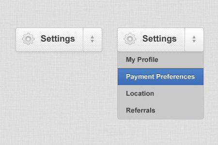 Beautiful Free Dropdown PSD Designs