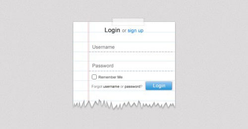 99个漂亮的注册和登录页面设计(附PSD)