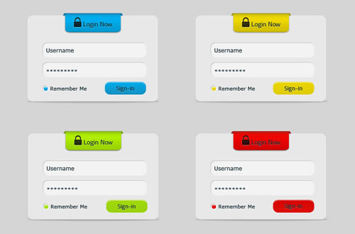 99个漂亮的注册和登录页面设计(附PSD)