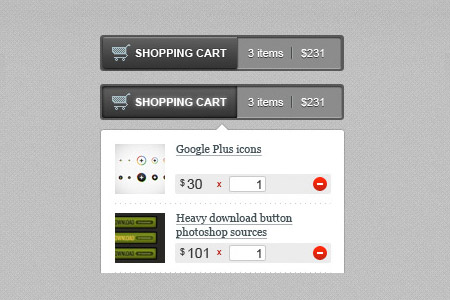 Beautiful Free Shopping cart PSD Designs