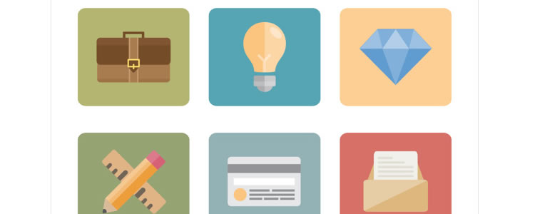 freebies designers web Flat Icon Set for Professionals