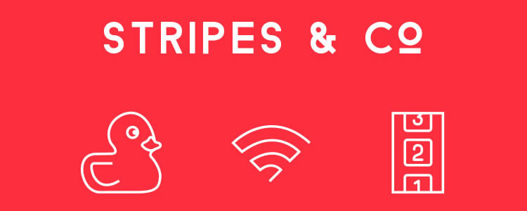 freebies designers web Stripes Line-Styled Icon Set 