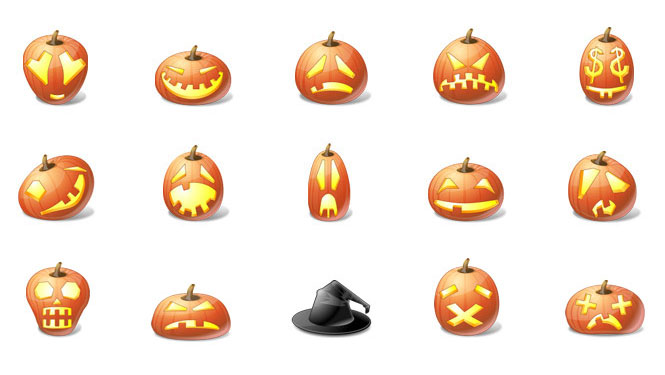 Halloween icons