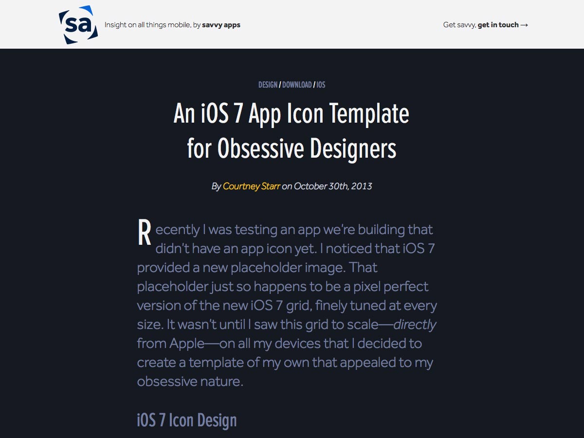 ios7 app icon template