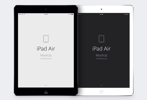 instantShift - Beautiful iPad Mockup PSD Designs