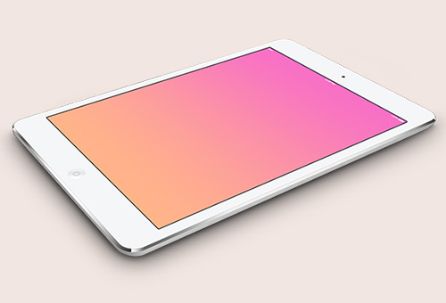 instantShift - Beautiful iPad Mockup PSD Designs