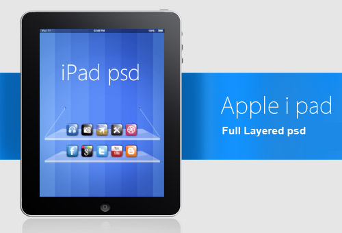 instantShift - Beautiful iPad Mockup PSD Designs