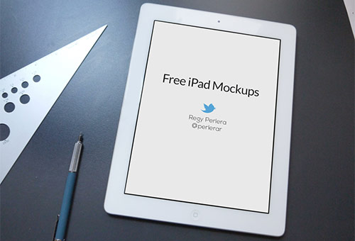 instantShift - Beautiful iPad Mockup PSD Designs