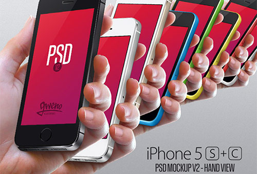 instantShift - Beautiful iPhone Mockup PSD Designs