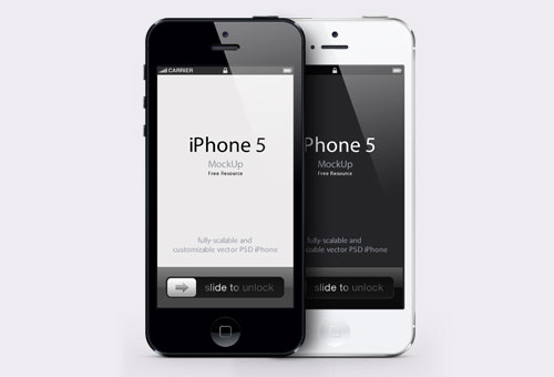 instantShift - Beautiful iPhone Mockup PSD Designs