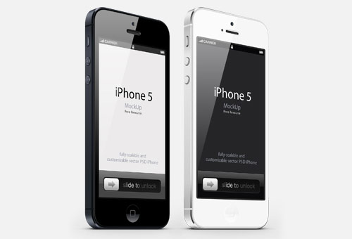 instantShift - Beautiful iPhone Mockup PSD Designs