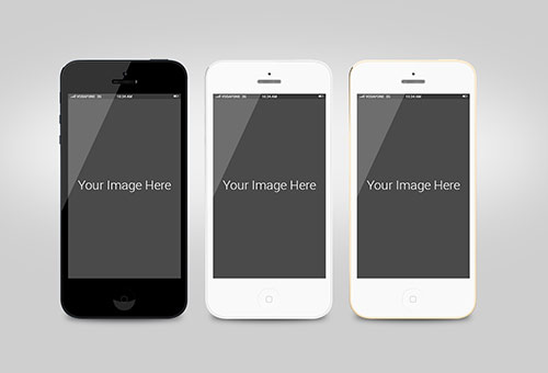 instantShift - Beautiful iPhone Mockup PSD Designs