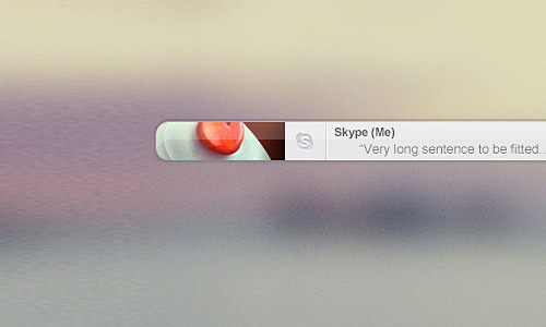 Notification Window PSD Designs