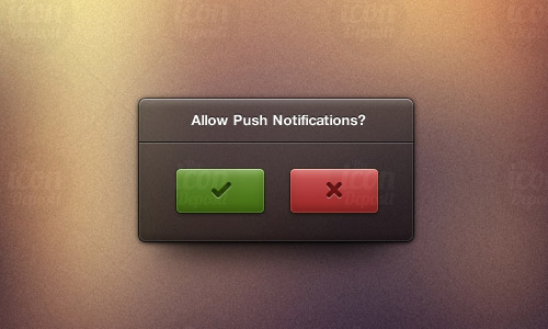 Notification Window PSD Designs