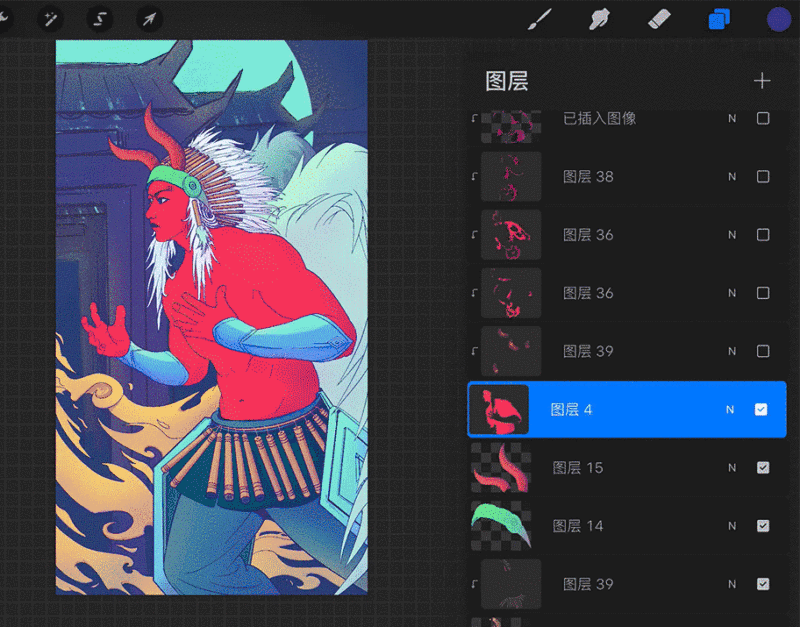 iPad 上的绘画神器 Procreate 到底怎么用？给你一份完整的实战案例参考！