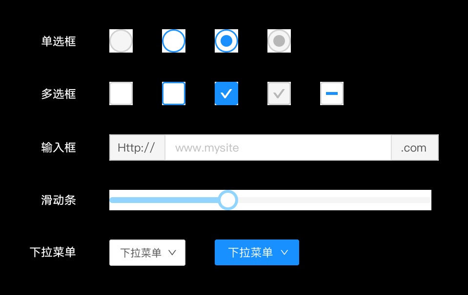超详细！总监出品的B端设计规范指南（四）：控件