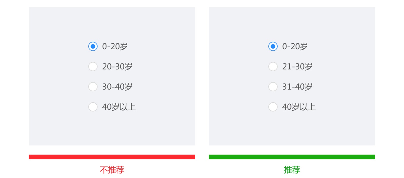 从四个部分，帮你完全掌握单选框的设计方法