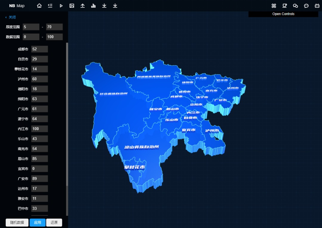 数据可视化神器！帮你一秒生成三维地图的免费工具NB Maps