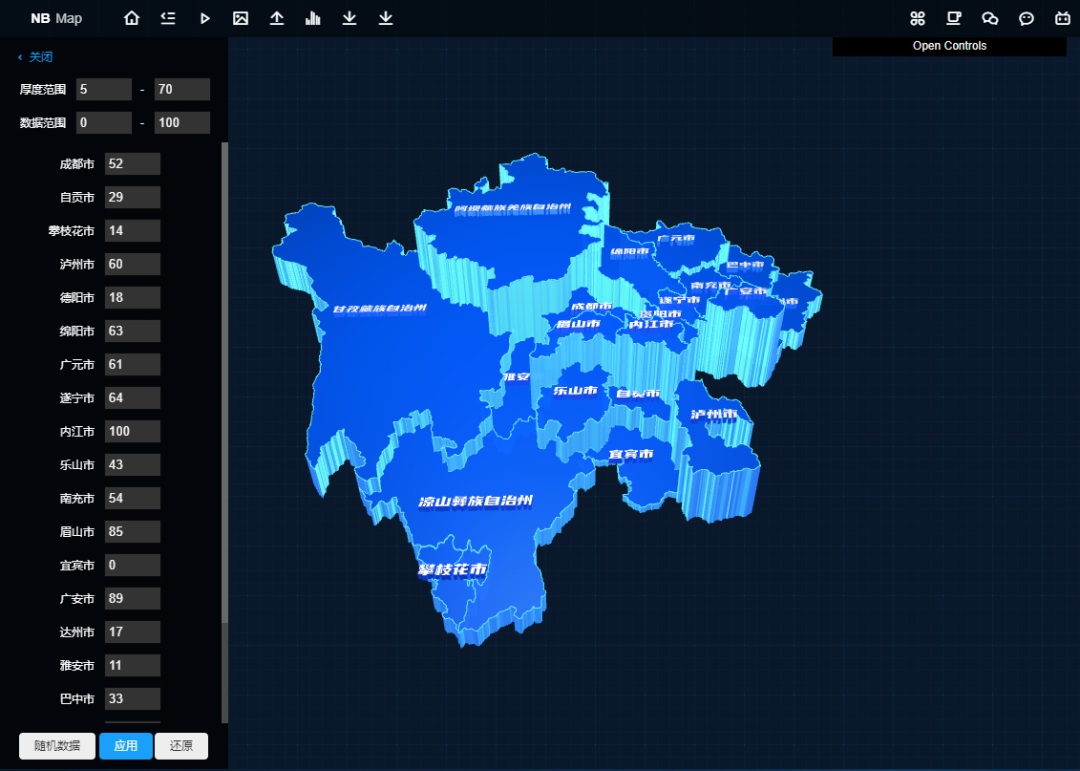 数据可视化神器！帮你一秒生成三维地图的免费工具NB Maps