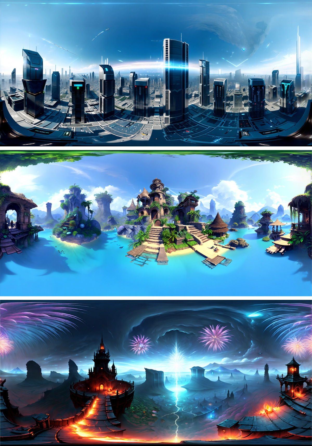 Text to Skybox ! 一键生成360°无缝环境贴图的AI神器