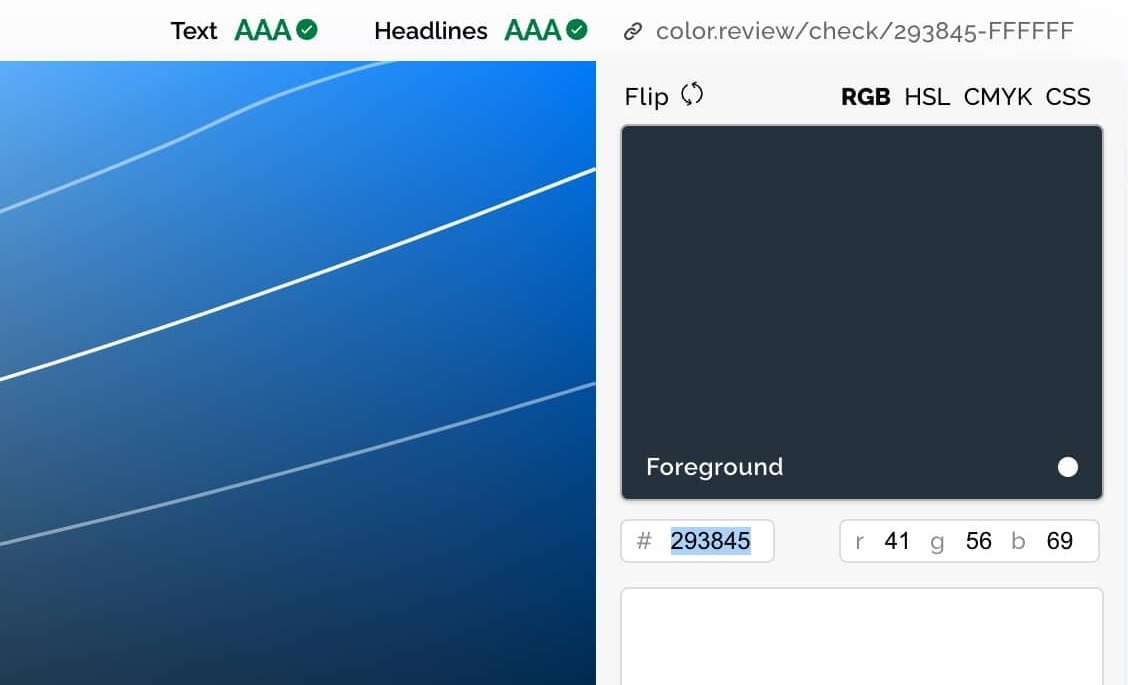 检查网页配色是否符合WCAG规范的神器「Color review」