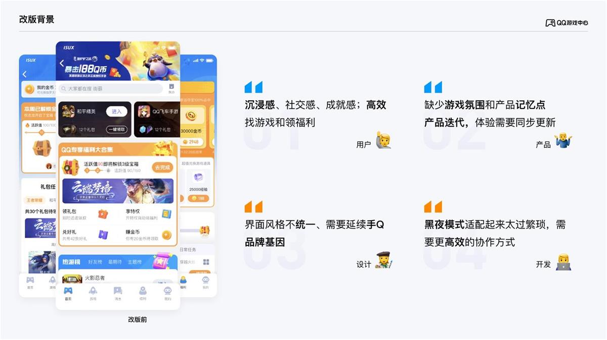 大厂案例复盘！QQ游戏中心如何做好改版设计？