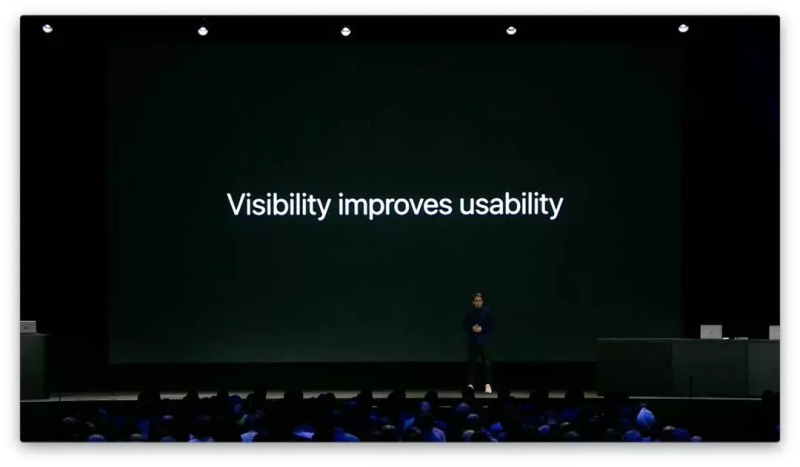 图解WWDC 设计分会：基础设计原理 - 可见性与一致性