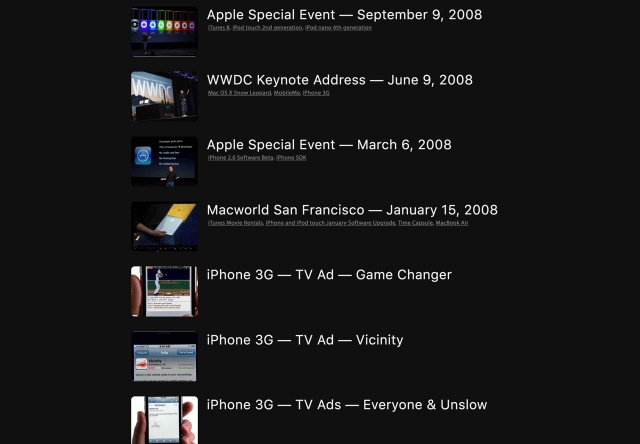 这个网站碉堡了！苹果全部发布会影片、广告和宣传图都能看