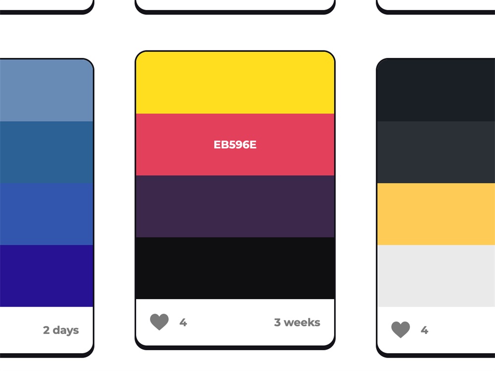 找不到配色灵感？这个网站有全世界设计师的优秀色板！