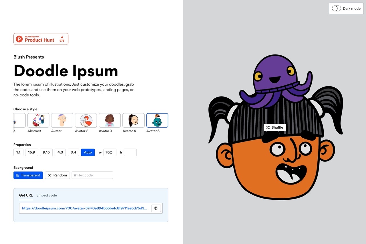 想找好看的占位图？Doodle Ipsum 有超多！