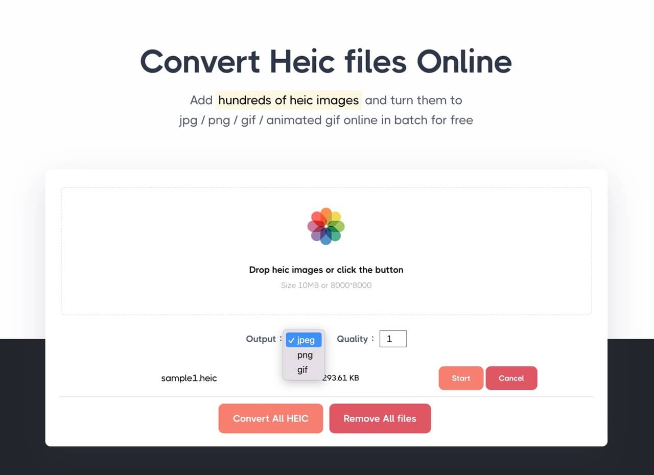 在线免费用！将 heic 格式转换成JPG/PNG的在线神器「HEICFile」