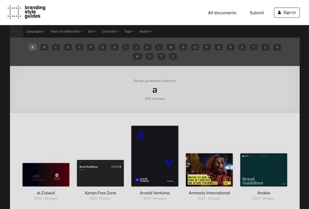 免费下载！Branding Style Guides 收录超过 2000 份品牌设计规范手册