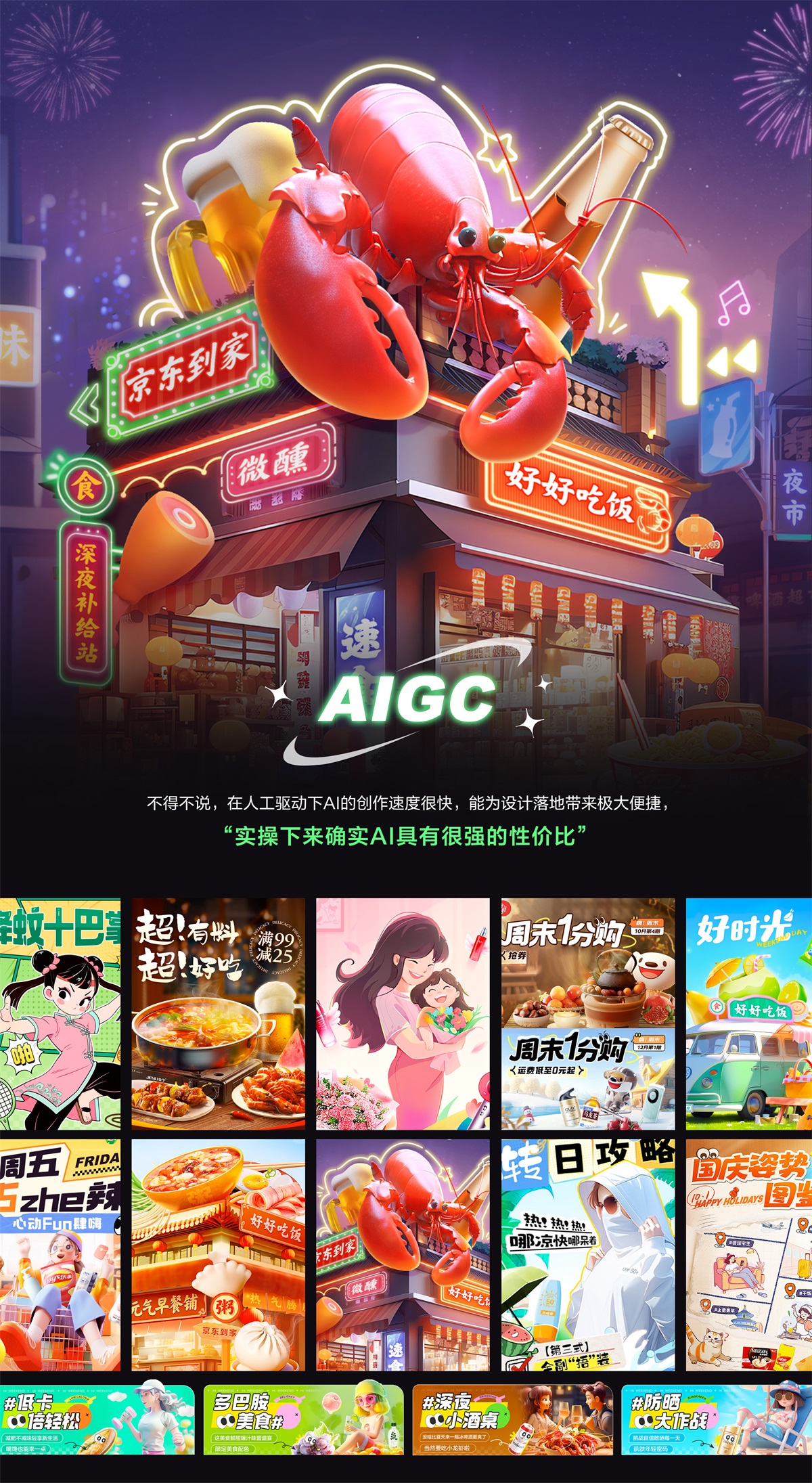 AIGC大厂实战！京东到家如何快速完成营销海报设计？