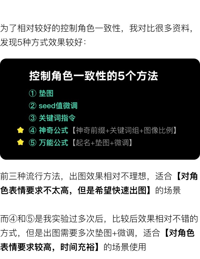 Midjourney 如何控制角色一致性？我找到了5个方法！