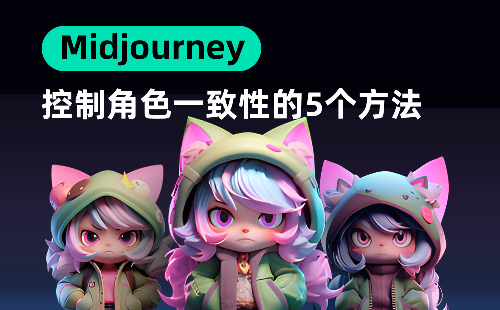 Midjourney 如何控制角色一致性？我找到了5个方法！