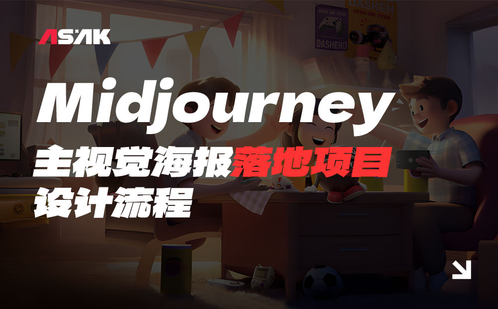 AI绘画落地实战！如何用 Midjourney 快速搞定主视觉海报设计？