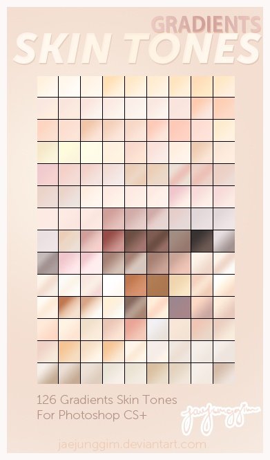 Skin Tones Gradients